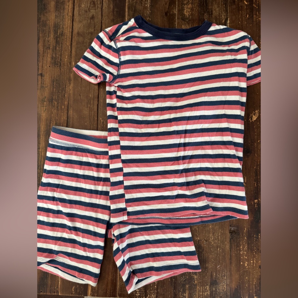 Crewcuts Size 10 Striped Pajama Short Set - Picture 2 of 4